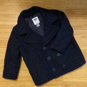 Navy Blue Old Navy Wool Peacoat